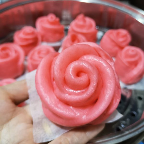 玫瑰花捲饅頭（南瓜&紫薯）：小瑜兒 一起做