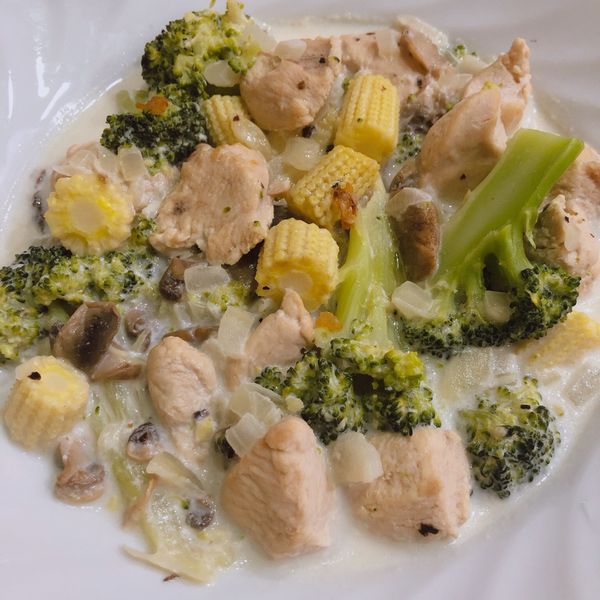 奶燉雞胸肉【高蛋白減肥餐】(影片):菜 一起做