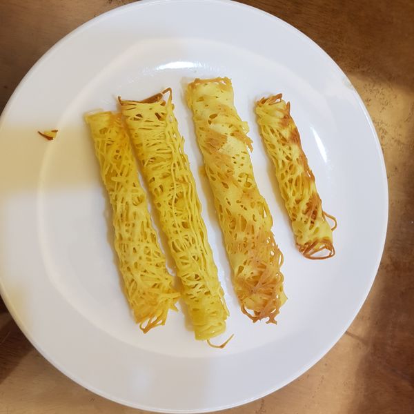 蕾絲蛋捲 : 小池一起做