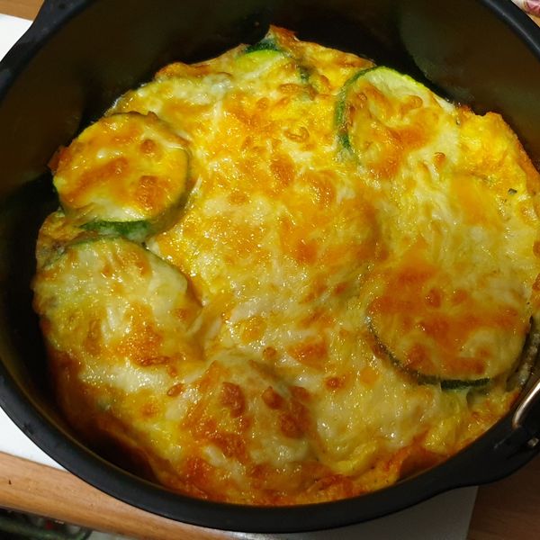 氣炸鍋-起司烤櫛瓜 : 許凱婷一起做