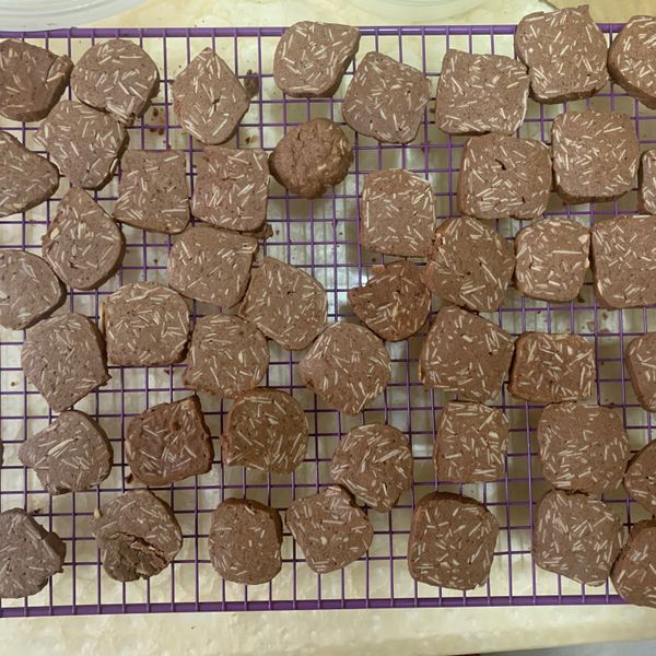 可可杏仁片餅乾:regina 一起做