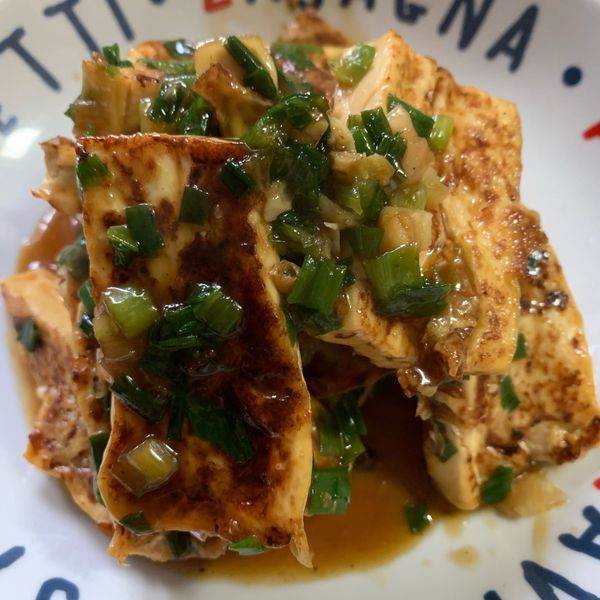 【香煎雞蛋豆腐】醬汁這樣調最好吃 : Sway Lin一起做