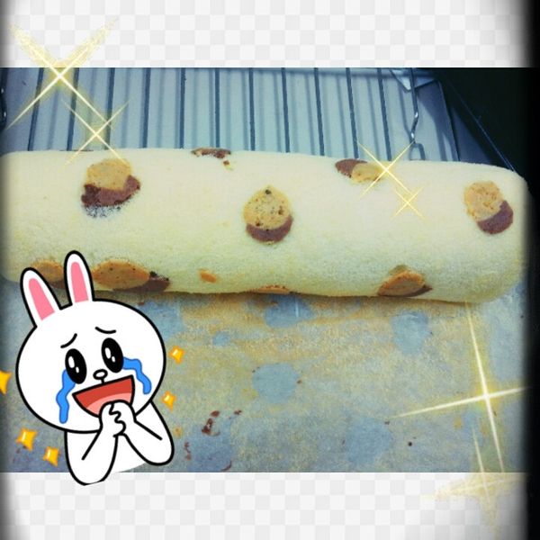 [Witi✿Kitchen]豹紋蛋糕捲 : 伢伢一起做
