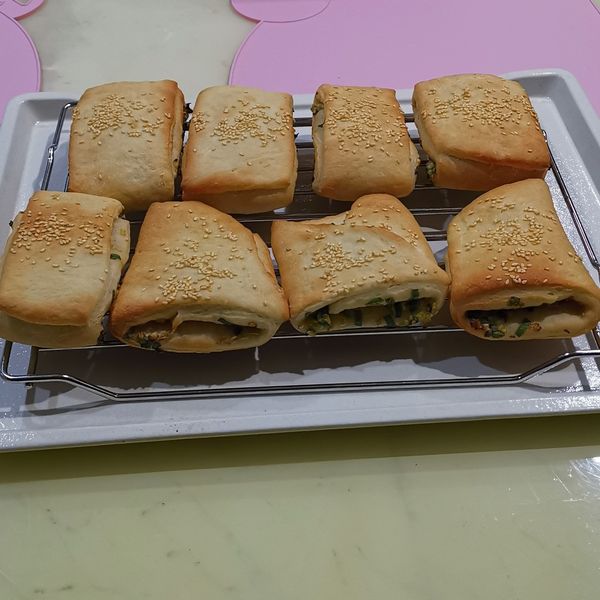 古早味蔥燒餅~新手零失敗:張文倩 一起做