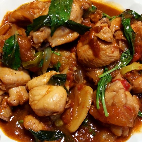 番茄塔香紅燒雞 : angel一起做