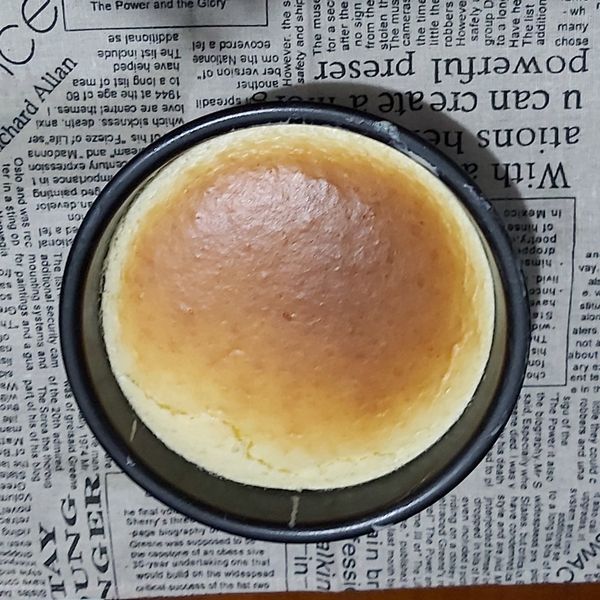 原味輕乳酪 水浴烤（2顆6吋） : 曾郁閑一起做