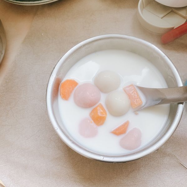 地瓜湯圓牛奶湯【光泉鮮乳】 : 林品妤一起做