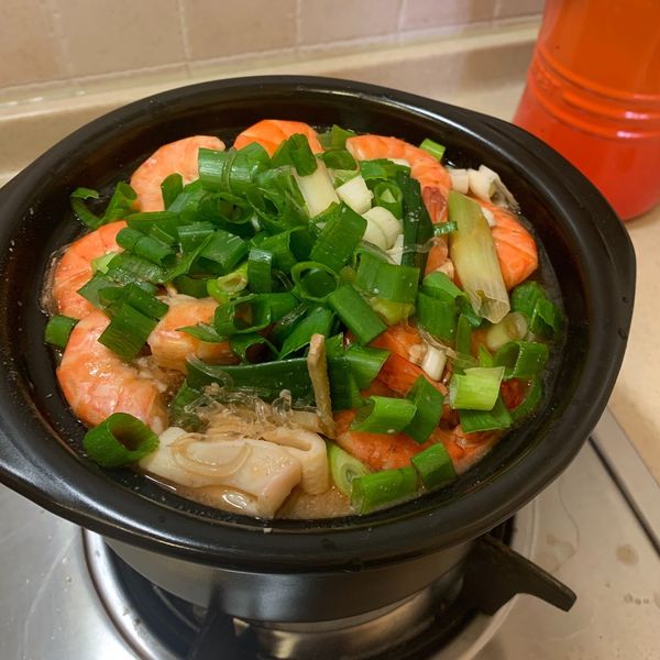 鮮蝦粉絲煲：Sophia1156 一起做