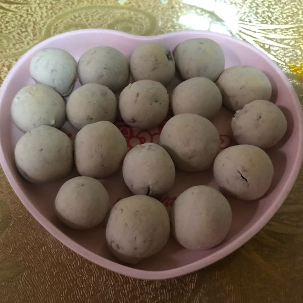 超好吃香Q「芋頭球」😋 : Jo Jo一起做