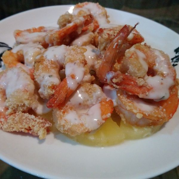 鳳梨蝦球：小英 一起做