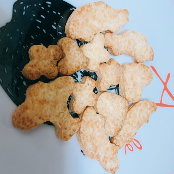 卡通壓模餅乾😺 : Verna Lin一起做