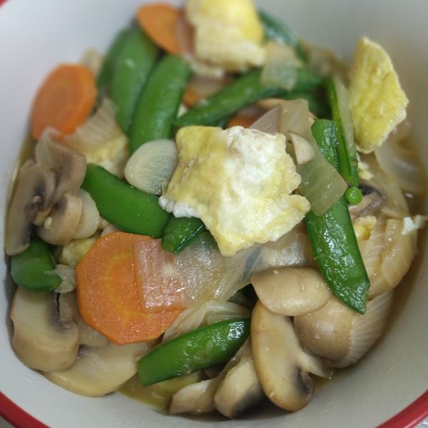 洋菇蒜香時蔬 : chao一起做