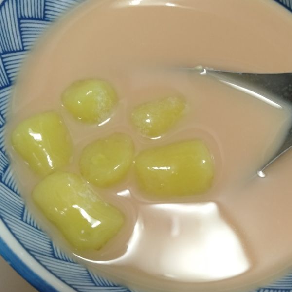 ［台式］超軟Q地瓜圓 : 小玉一起做