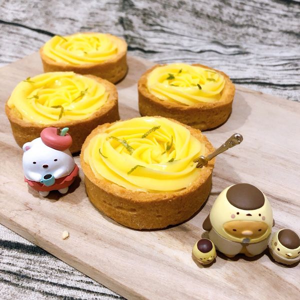 法式玫瑰花檸檬塔：熱愛烘焙的女子❤️ 一起做