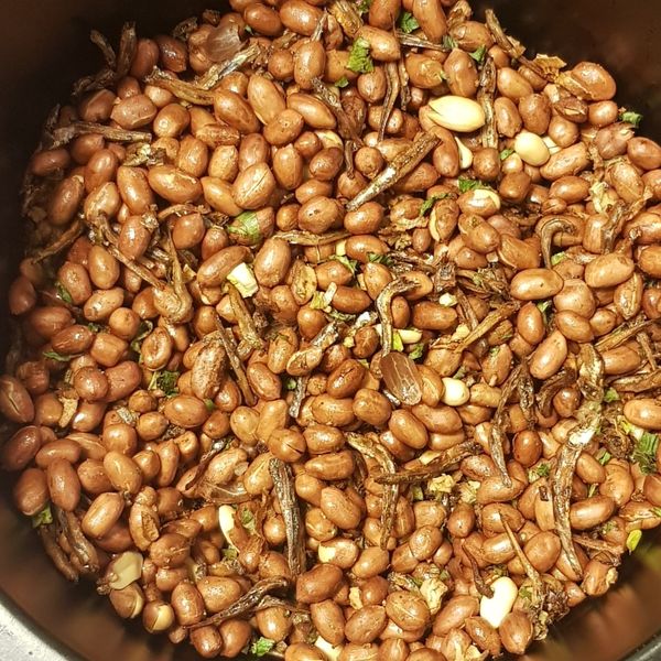 氣炸花生小魚乾～Arlink氣炸鍋 : Huey Guo一起做