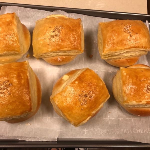 起酥肉鬆麵包 : geni一起做