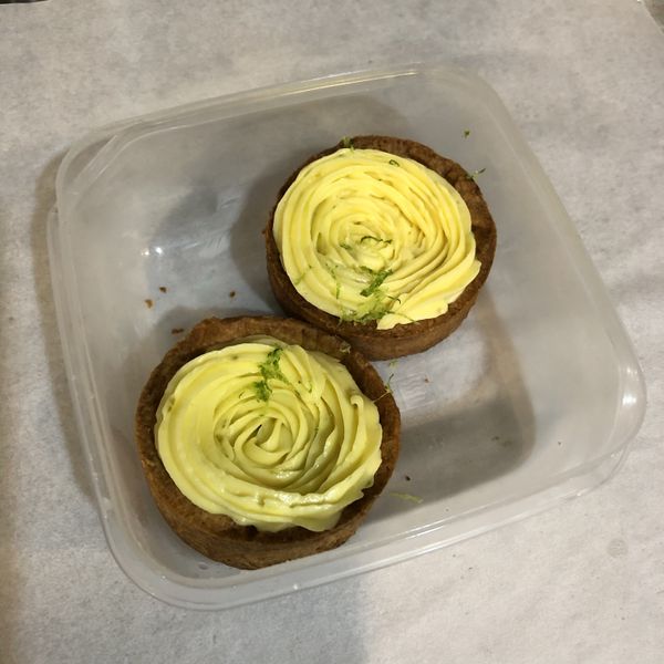 法式玫瑰花檸檬塔：Astrid 一起做