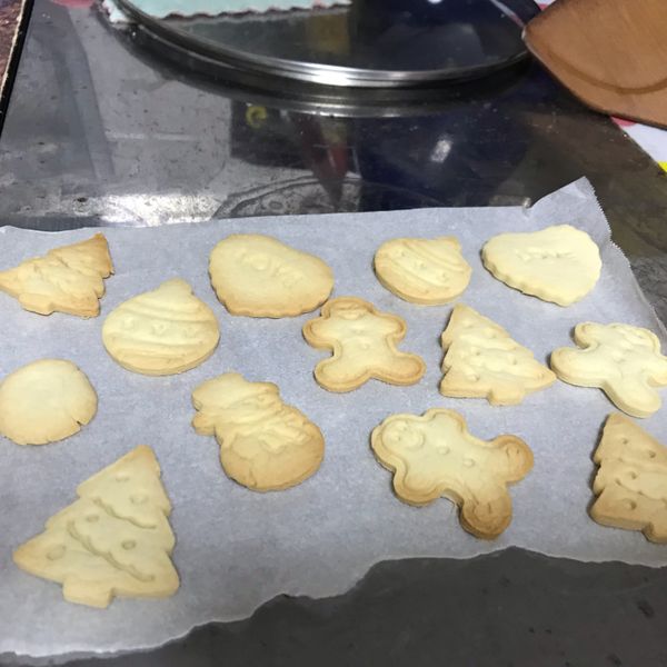 可愛壓模餅乾 : 安安一起做