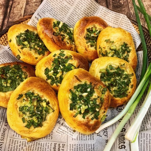 👩‍🍳古早味蔥麵包 : Pin Lin一起做