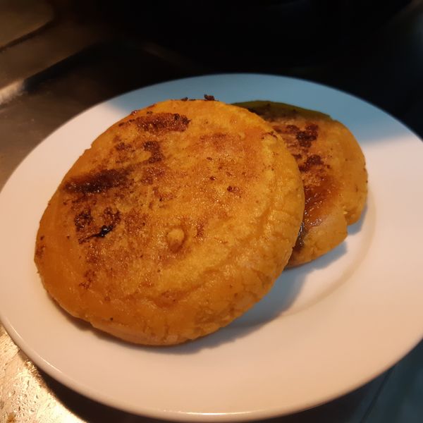 韓式南瓜糖餅：Zeixia 一起做