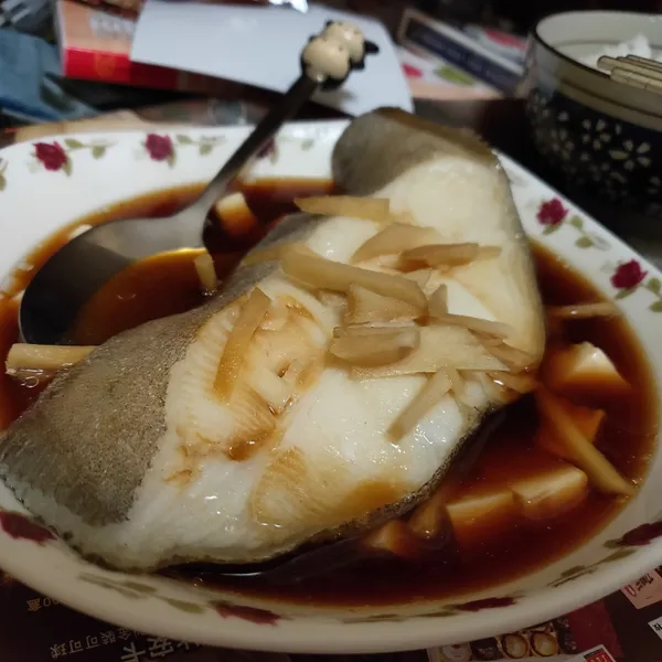 清蒸鱈魚(大比目魚) : Peggy Chen一起做