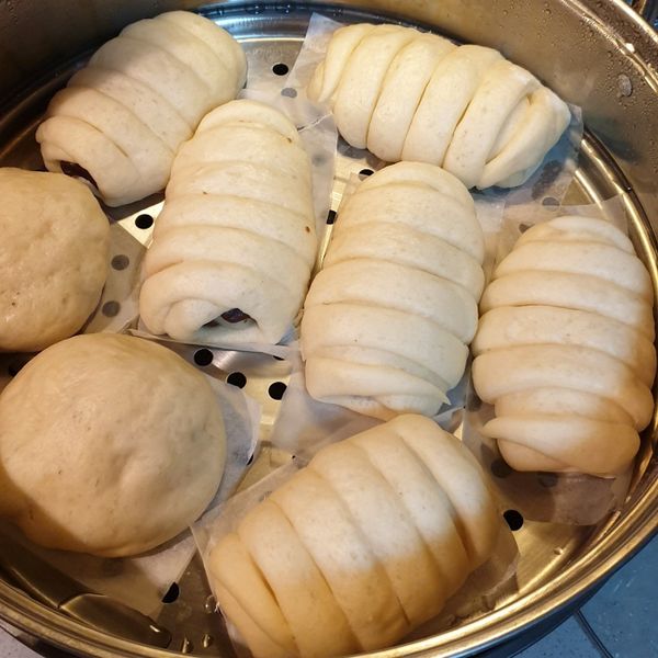 黑糖芋泥饅頭捲:Rowena Chen 一起做