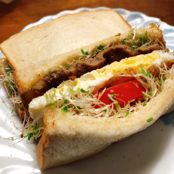 鮮蔬肉蛋吐司(含醃肉配方)：Helen 一起做