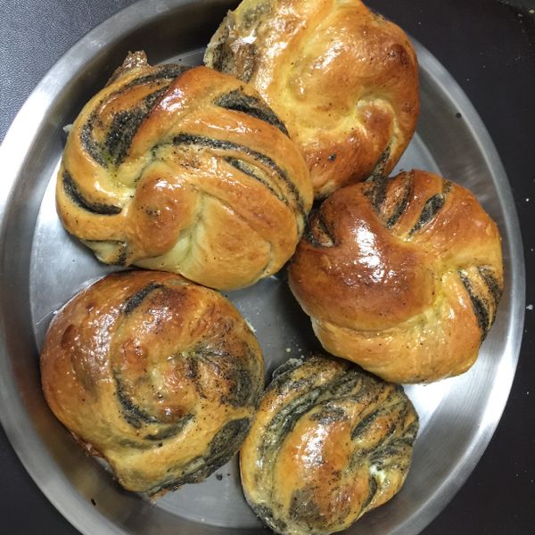 105T 麵包機-黑芝麻麵包❤!!! : 劉子嘉一起做