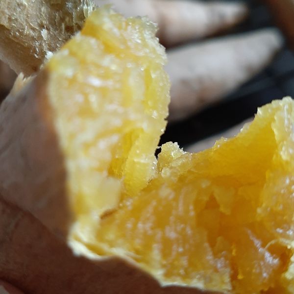 烤地瓜(不乾硬，帶蜜汁) : 張雅茵一起做