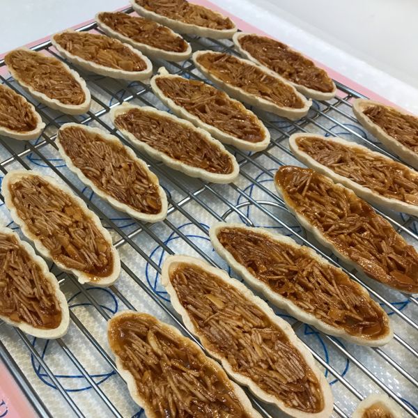 糯米船杏仁餅 : 唐唐一起做