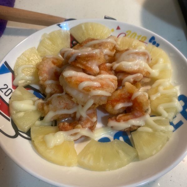 鳳梨蝦球：Xu BeiFan 一起做