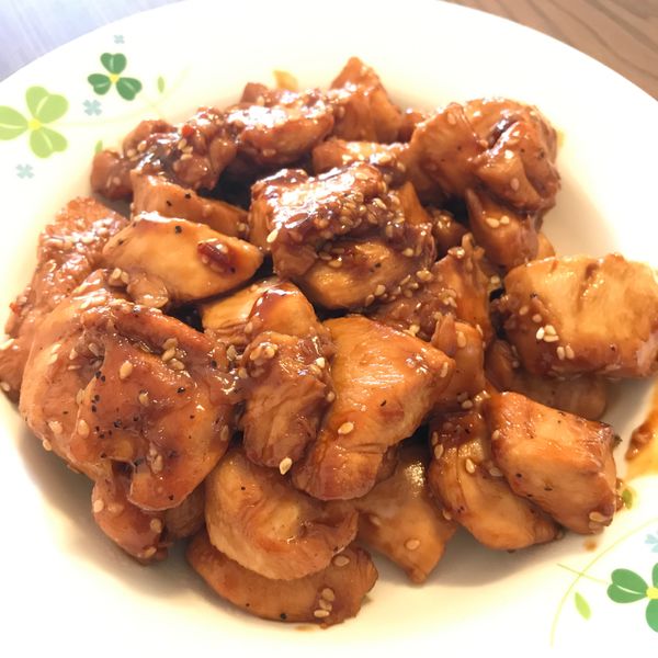 五味嫩炒雞丁:chia 一起做