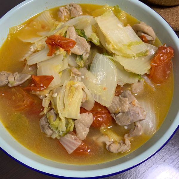 蕃茄雞肉燉白菜：Cassandra Loh 一起做