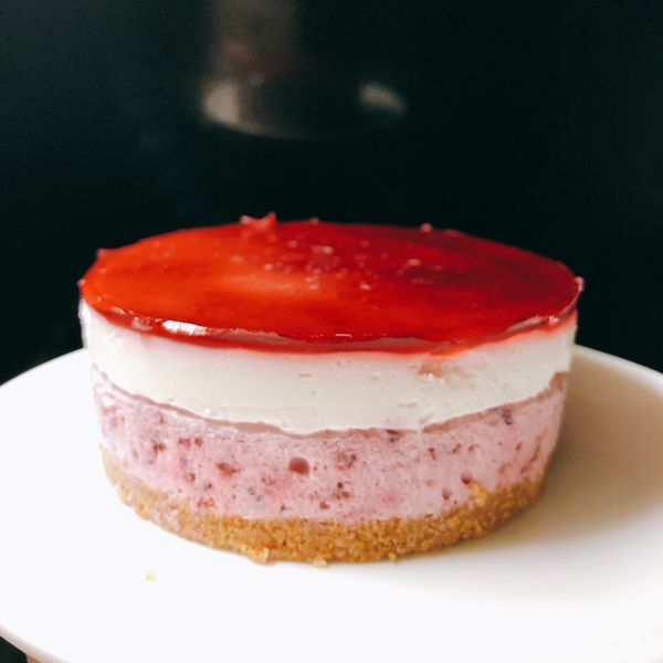 桑椹草莓生乳酪 : Kimmy一起做