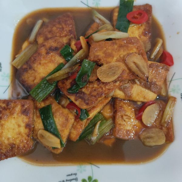 無敵下飯家常菜~蔥燒豆腐!(影片食譜) : Emily一起做