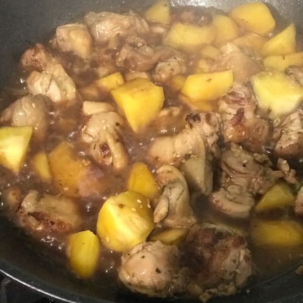 照燒地瓜雞 : Tiffany Chen一起做