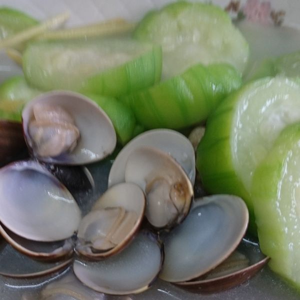 夏季料理❤️ 絲瓜蛤蜊：ONA小太陽料理 一起做