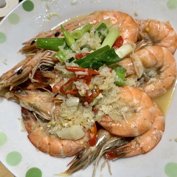 蒜香蝦子：Liu Jerry 一起做