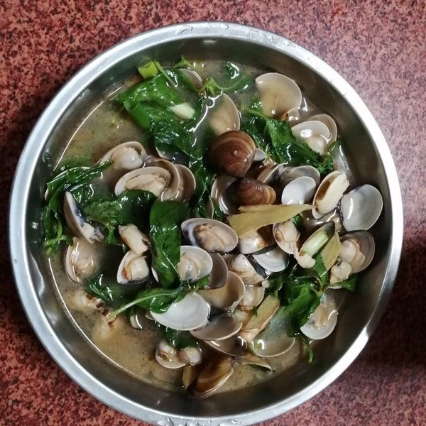 麻油炒蛤蜊 : 蔓茹一起做