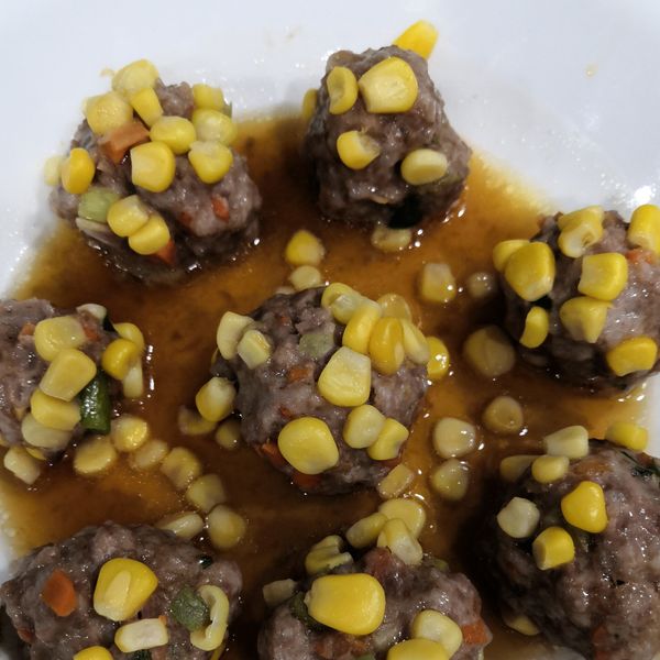 玉米肉丸子(電鍋版) : Chun-wei Wu一起做