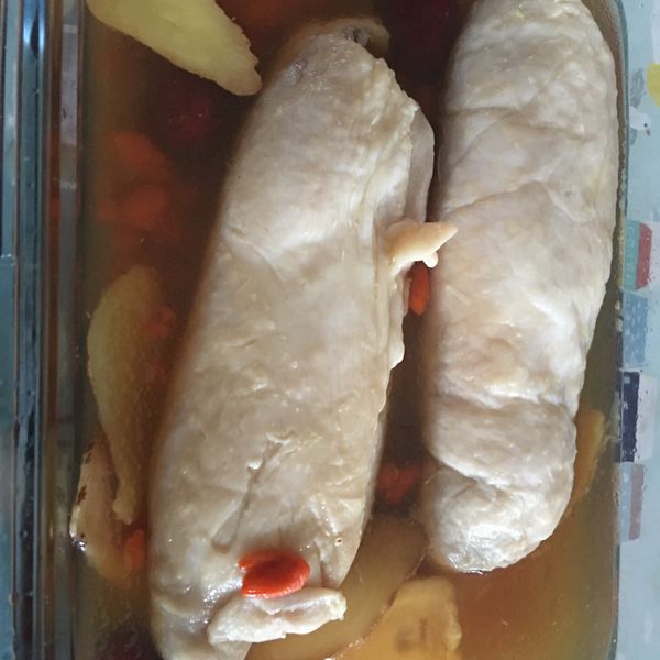 去骨醉雞腿 : 蕭政櫻一起做