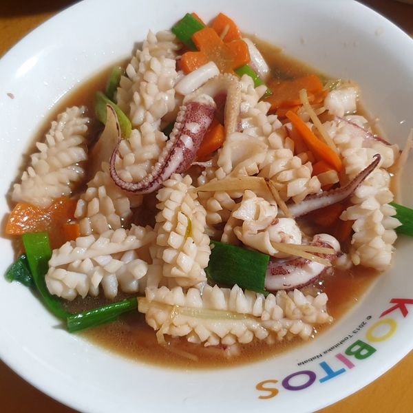 蔥蒜炒透抽(花枝亦可) : 林小麗一起做