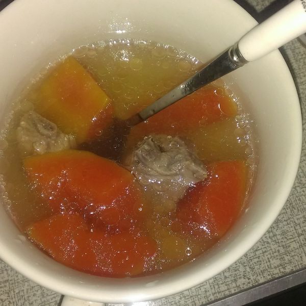 青木瓜雞湯：鍾瑄 一起做