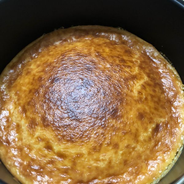 (米菈的食譜)氣炸 巴斯克蛋糕 : 小芳一起做