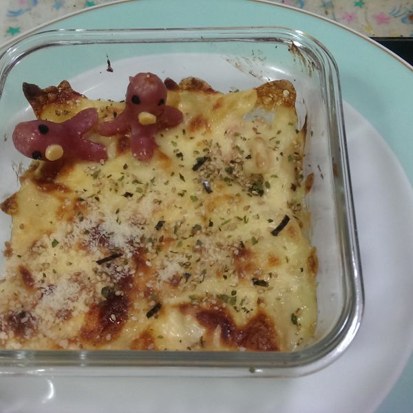 [康寶就是醬美味]素食焗烤白醬義大利麵：Judy Lin 一起做