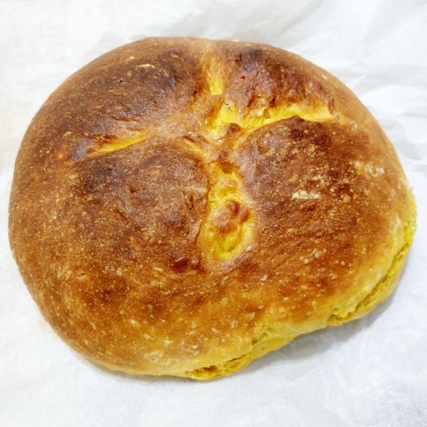 免揉南瓜麵包 : 食肴一起做