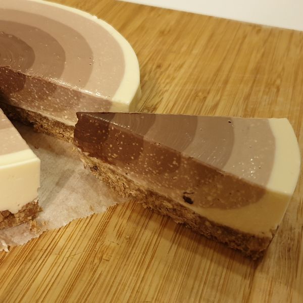 抹茶漸層乳酪蛋糕 （6吋、免烤箱） : 拔辣愛料理一起做