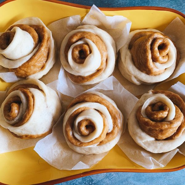 黑糖雙色玫瑰饅頭 (電鍋版) : Agatha Lu一起做