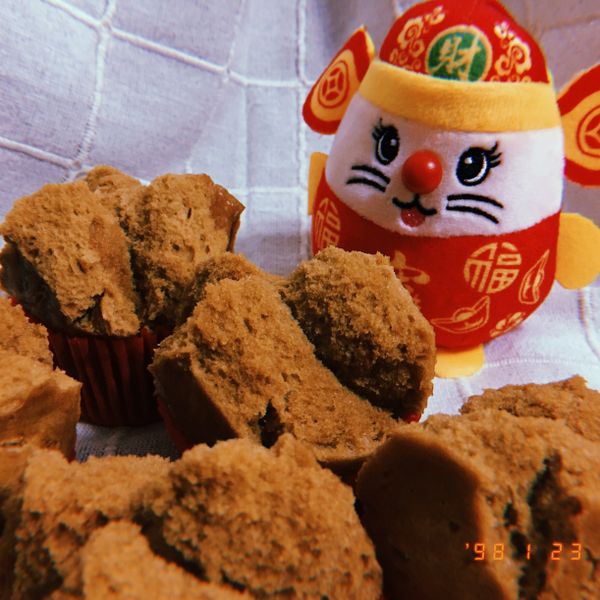 黑糖發糕《發、發、發、大發、特發》 : 波波日嚐一起做