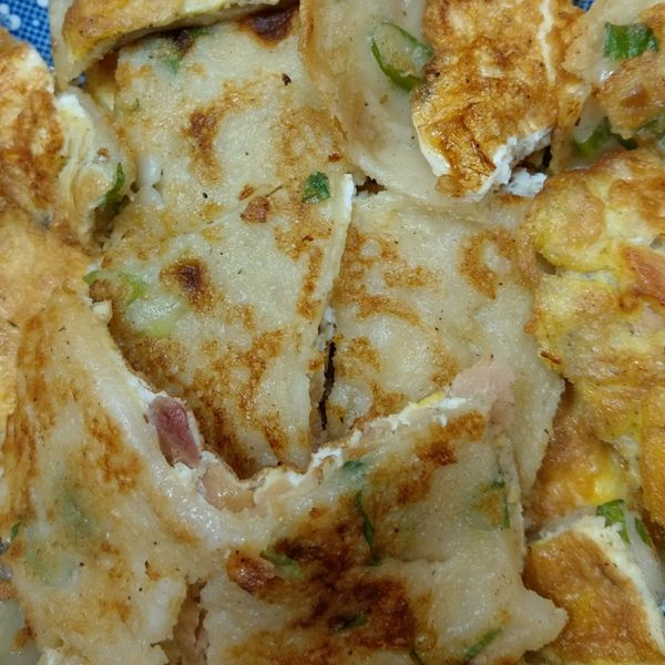 古早味粉漿蛋餅:林碧玉 一起做